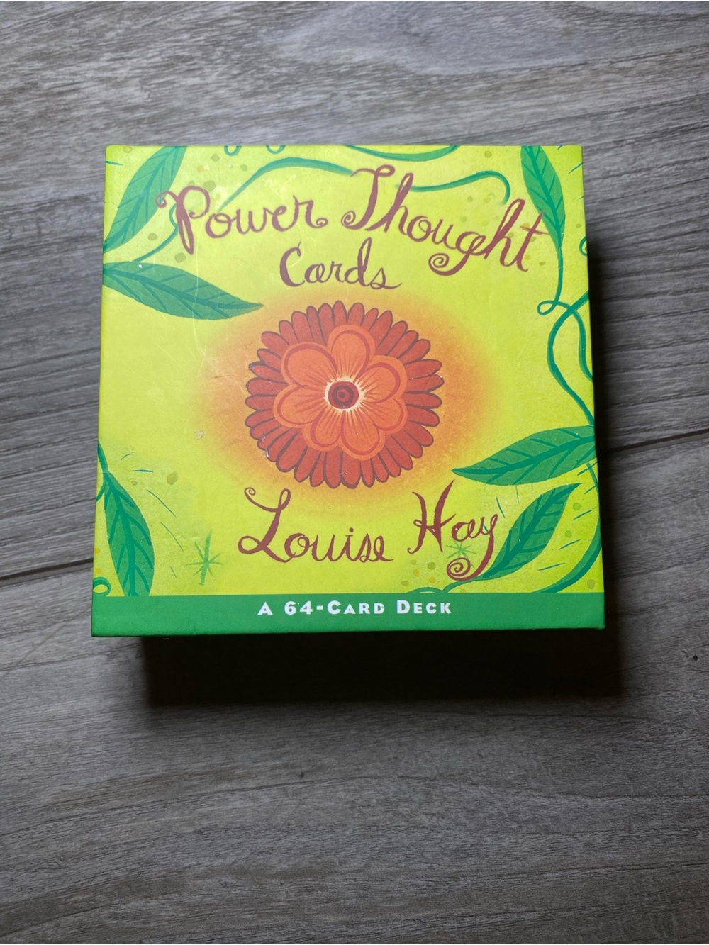 EUC Power Thought Cards by Louise Hay 64 Card Oracle Deck